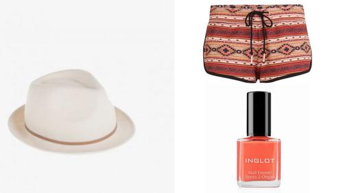 Un look ethnique décontracté sur la plage pour le concours blogueuse Inglot Réunion