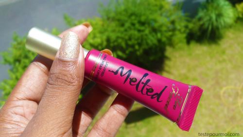 Mon avis sur les rouges à lèvres Melted de Too Faced